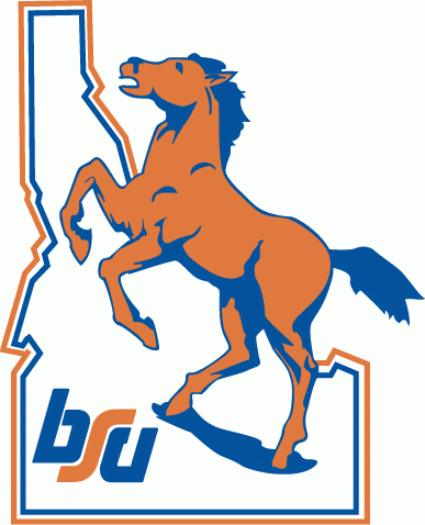 Boise State Broncos 1974-2001 Primary Logo Print Decal